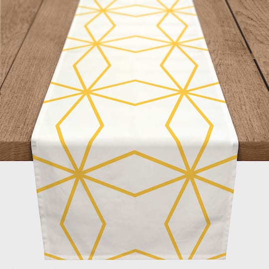 Crossed Lines Indoor/Outdoor Table Runner